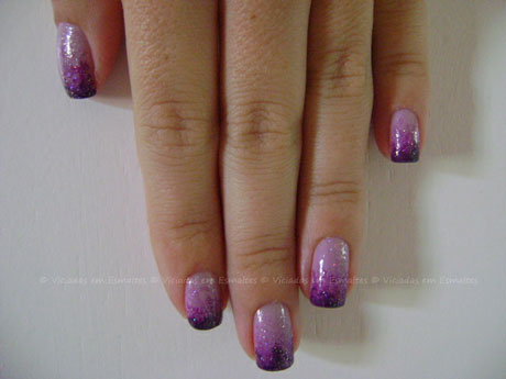 tutorial unhas degradê esponja