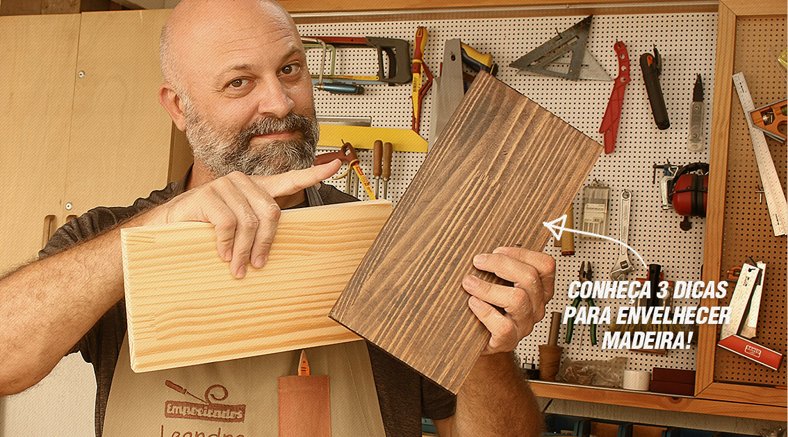 como envelhecer madeira naturalmente