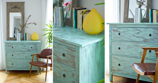 efeitos de envelhecimento em móveis de madeira