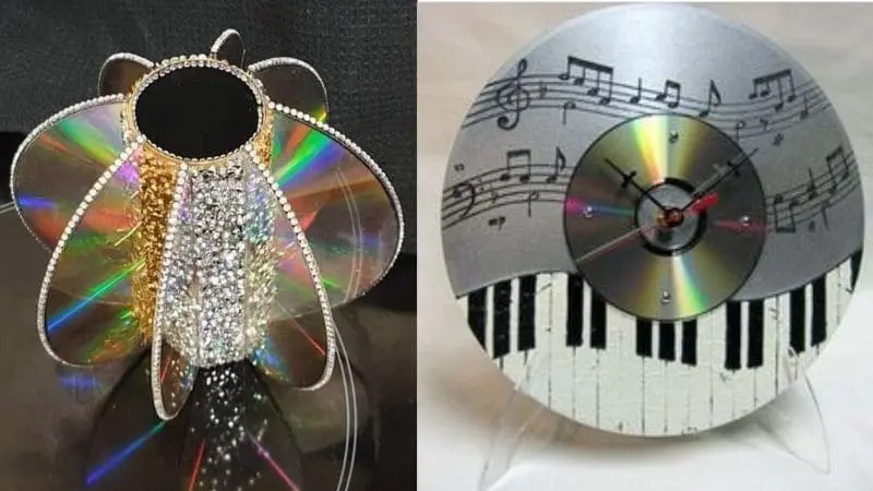 artesanato sustentável com CDs