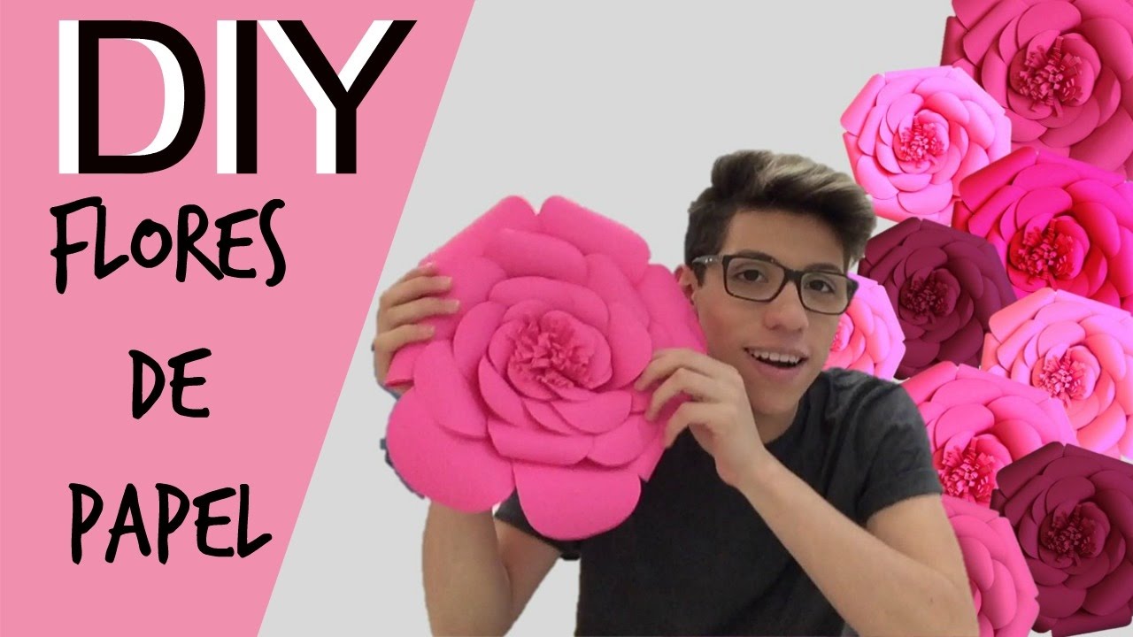Como fazer flores de papel gigantes para festas
