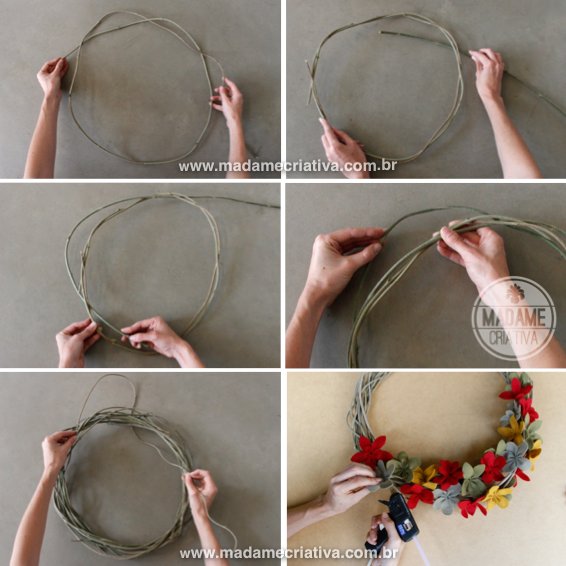 Além das Flores: Materiais Inovadores para Guirlandas de Verão DIY