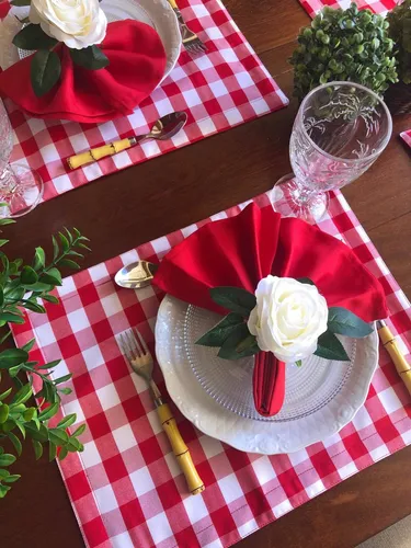 Como fazer jogo americano de tecido dupla face