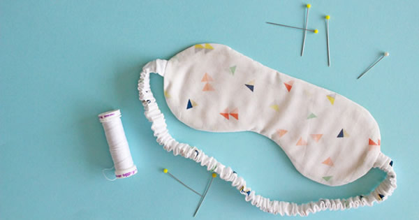 Como fazer máscara de dormir de cetim artesanal