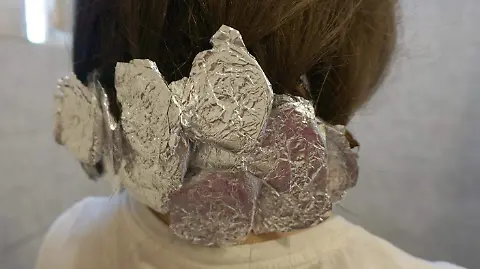 ondulacao com papel aluminio rapida