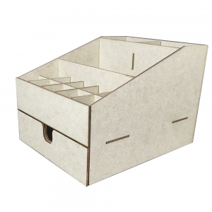 personalizar organizador de maquiagem mdf cru