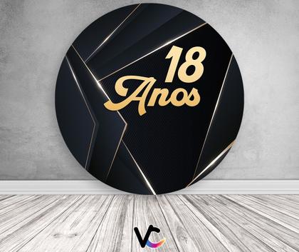 como fazer painel redondo para festa masculina