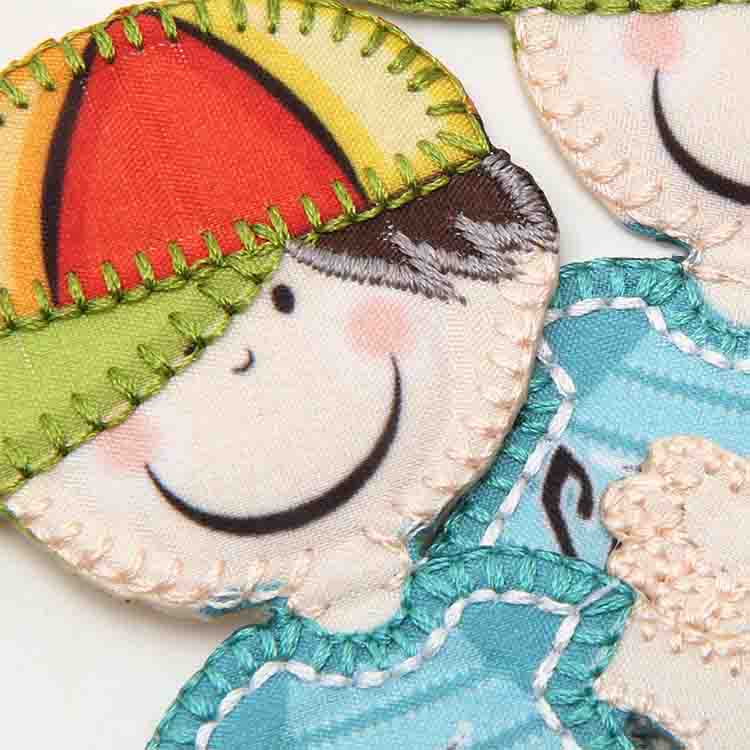 Como fazer patch bordado com velcro para boné