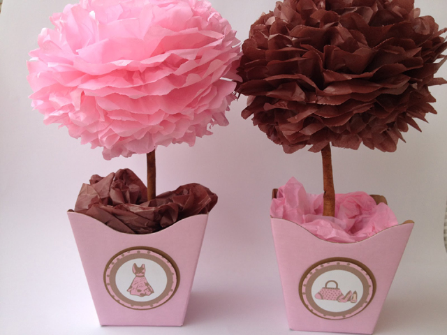 Ideias Criativas para Decorar com Pompons de Papel de Seda