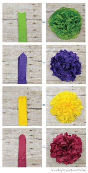 Como Fazer Pompons Grandes para Festas e Eventos