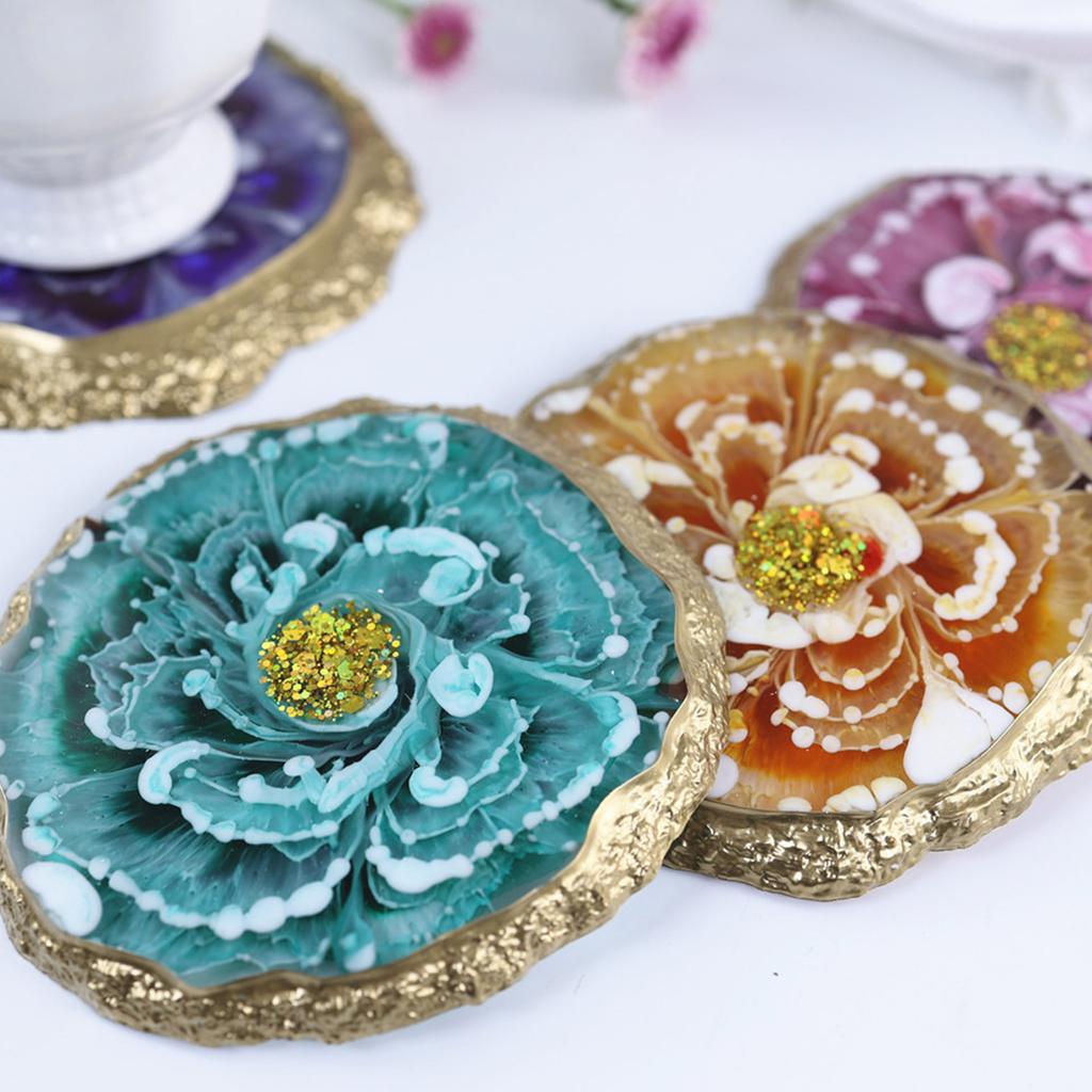 Como fazer porta-copos de resina epóxi