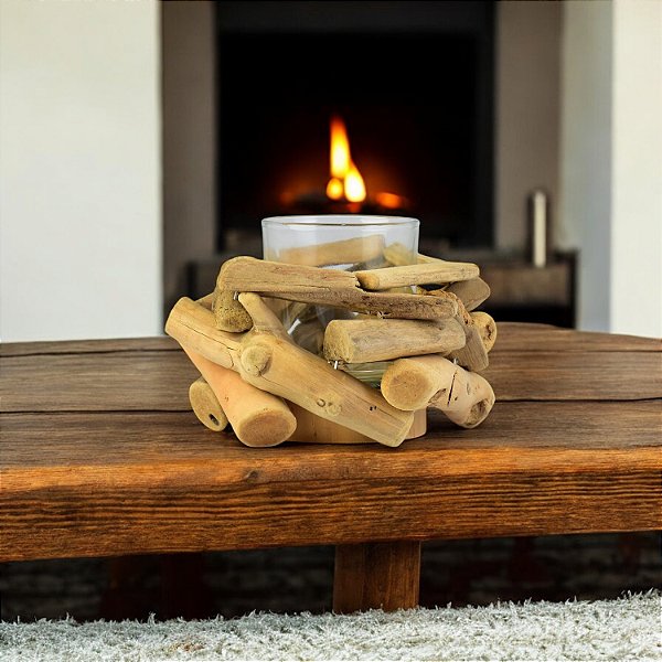 Como fazer porta-velas de cimento rústico