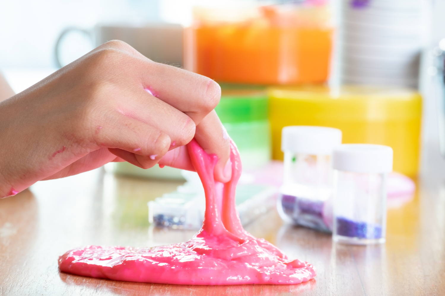 slime fofinha caseira fácil