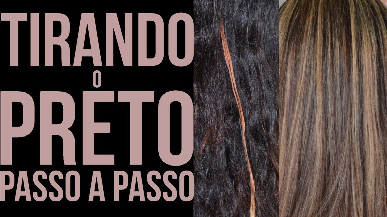 Como fazer transição de cor de cabelo do preto para o loiro
