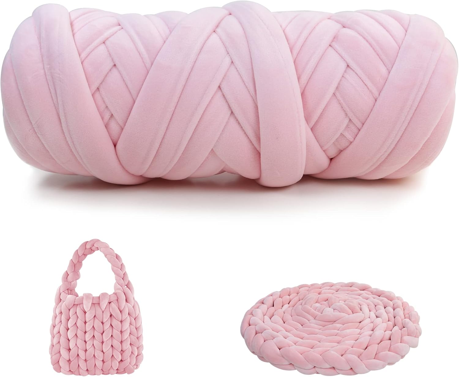 aprender a fazer tricô com os braços