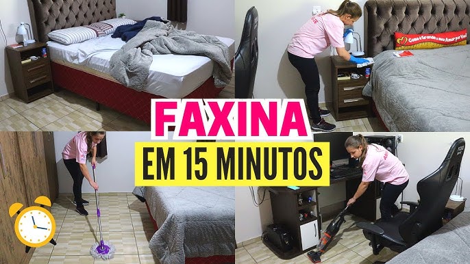 Como fazer uma limpeza rápida na casa em 15 minutos