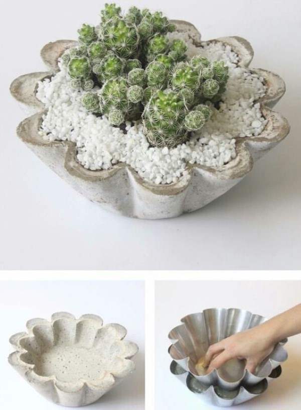 vaso de cimento passo a passo