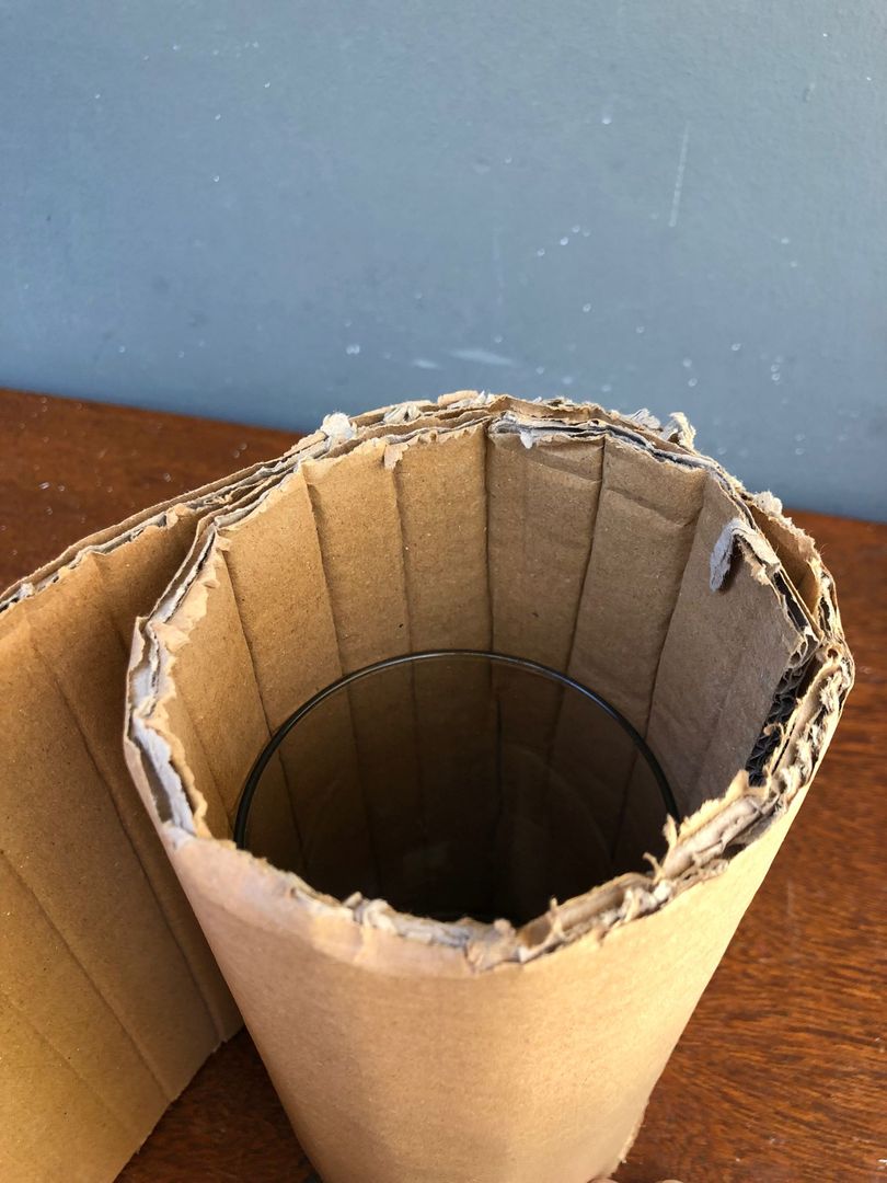 diy vaso de cimento rústico