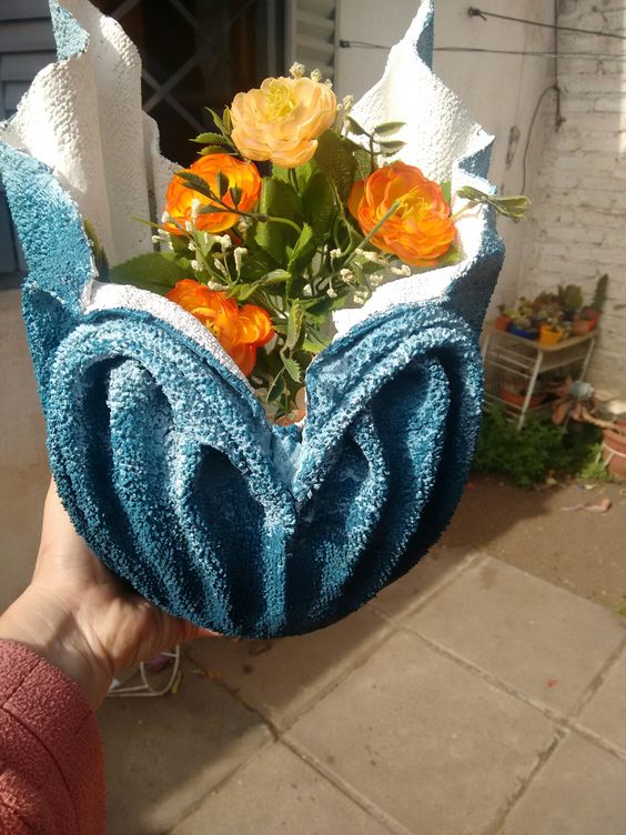 vaso de cimento passo a passo