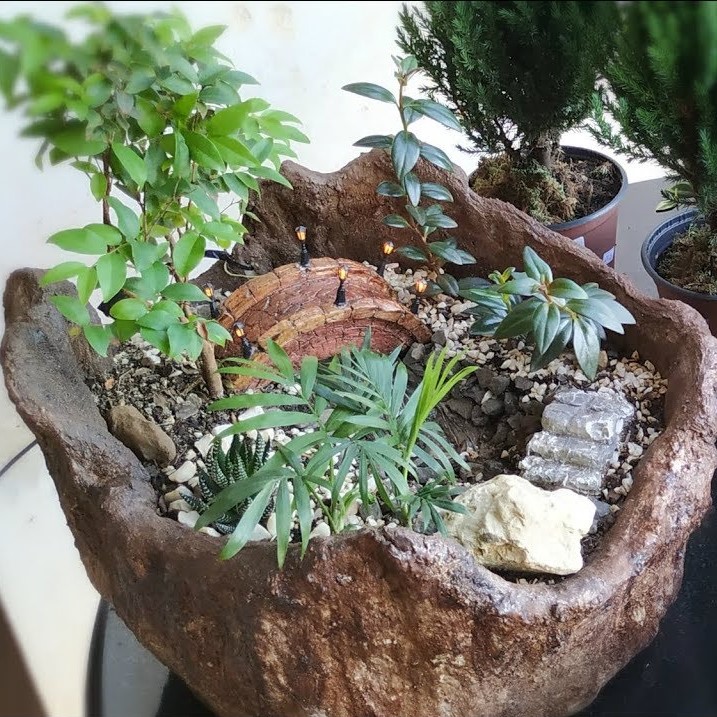 Como fazer vasos de toalha e cimento