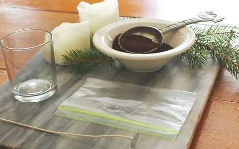 utilizar borra de café para fazer velas