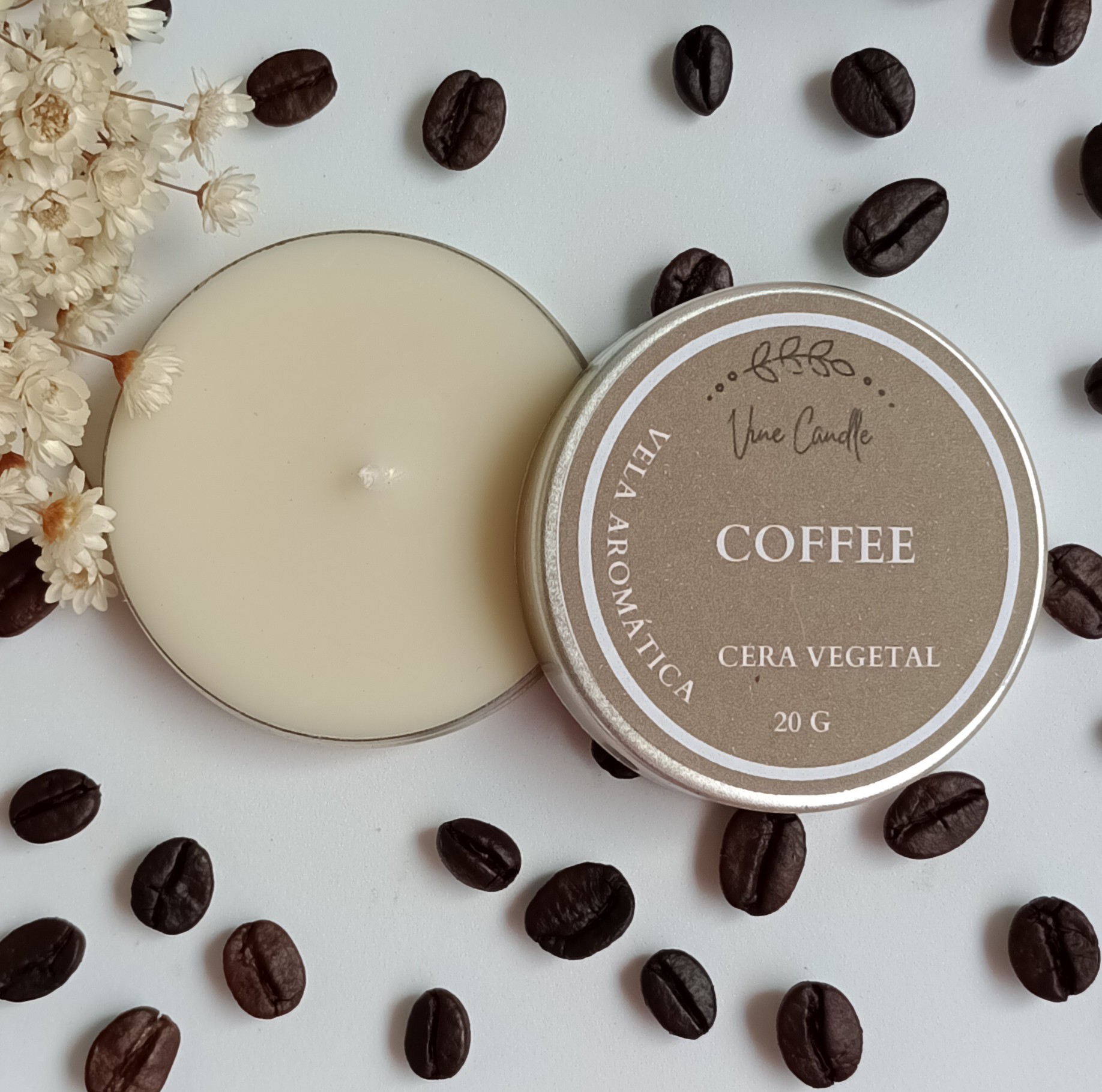 como fazer vela de café artesanal