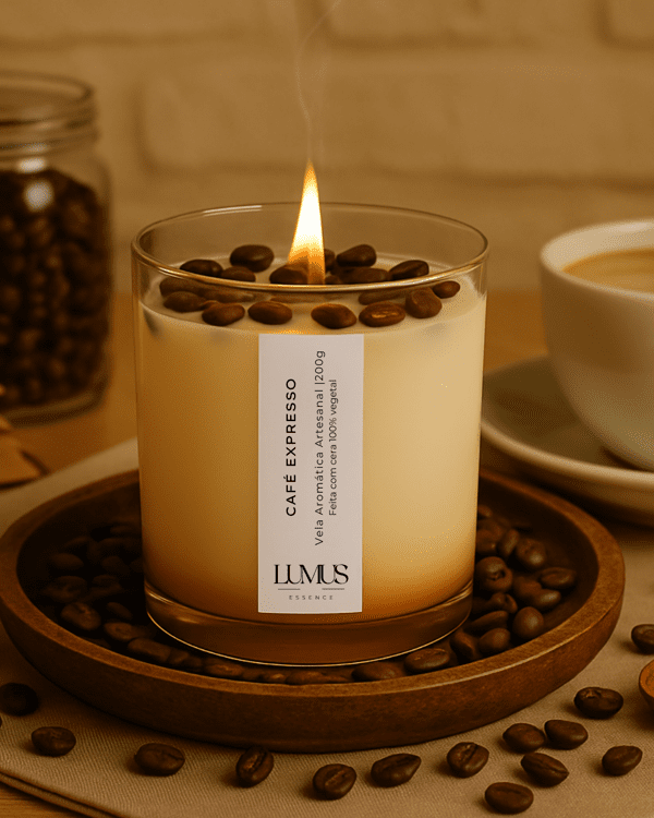 utilizar borra de café para fazer velas