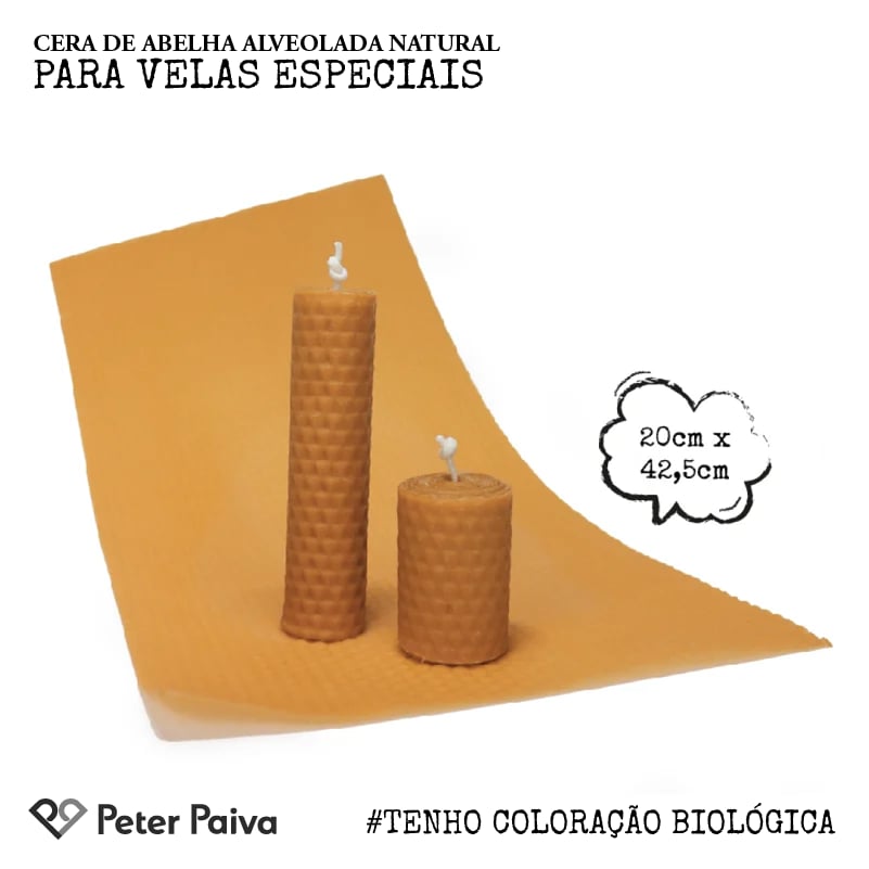 receita de vela natural com cera de abelha