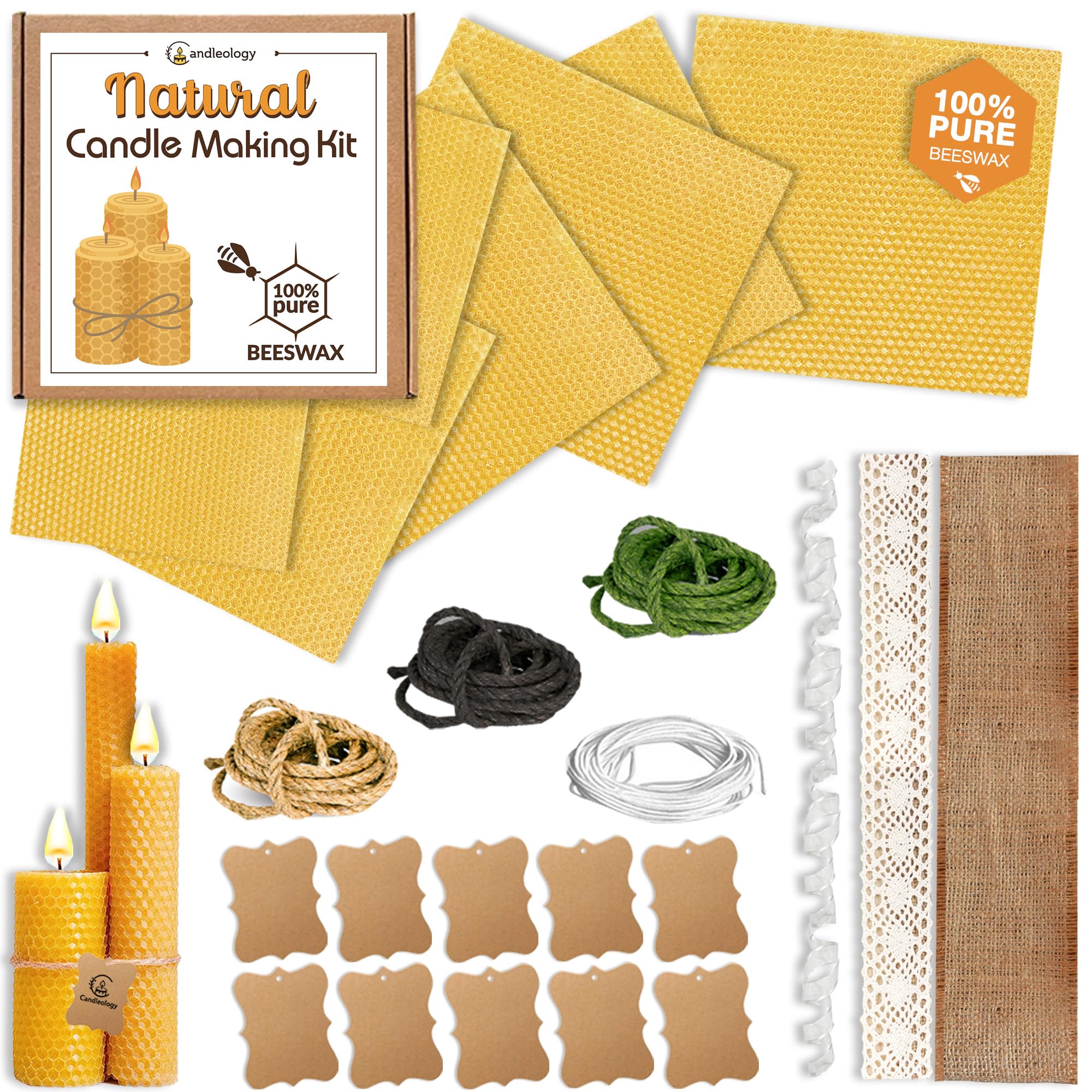 Como fazer velas de cera de abelha natural