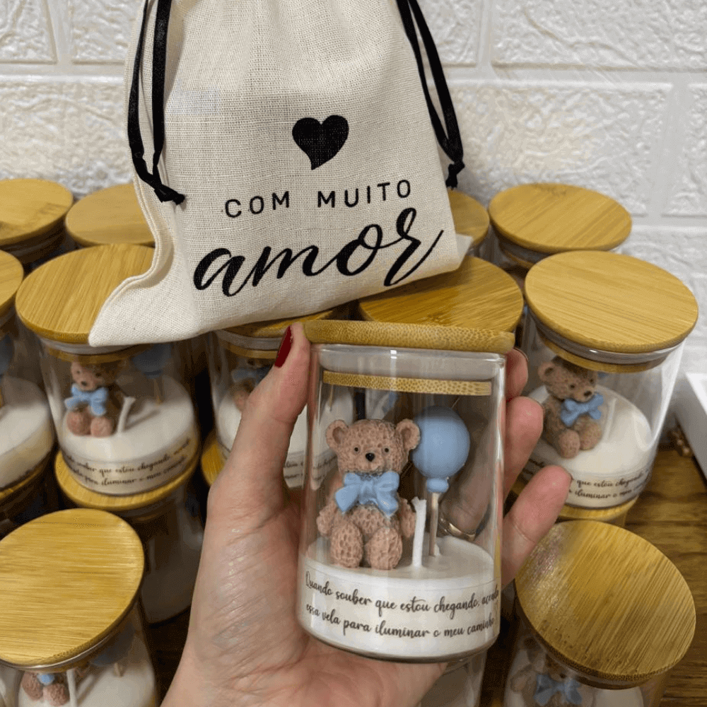 Como fazer velas para lembrancinhas de maternidade