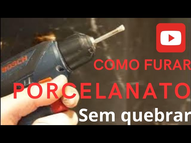 Como furar parede de porcelanato sem quebrar