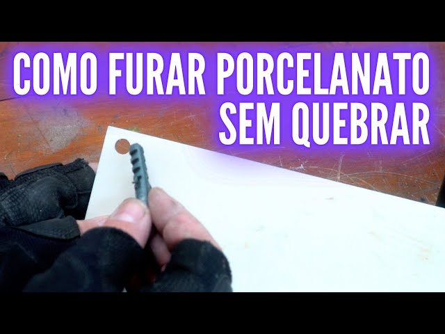 Como furar parede de porcelanato sem quebrar