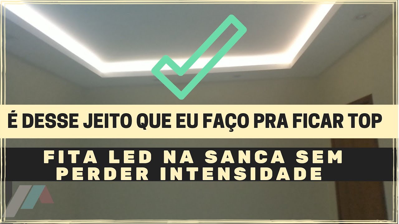 Como instalar fita de LED em sanca e móveis