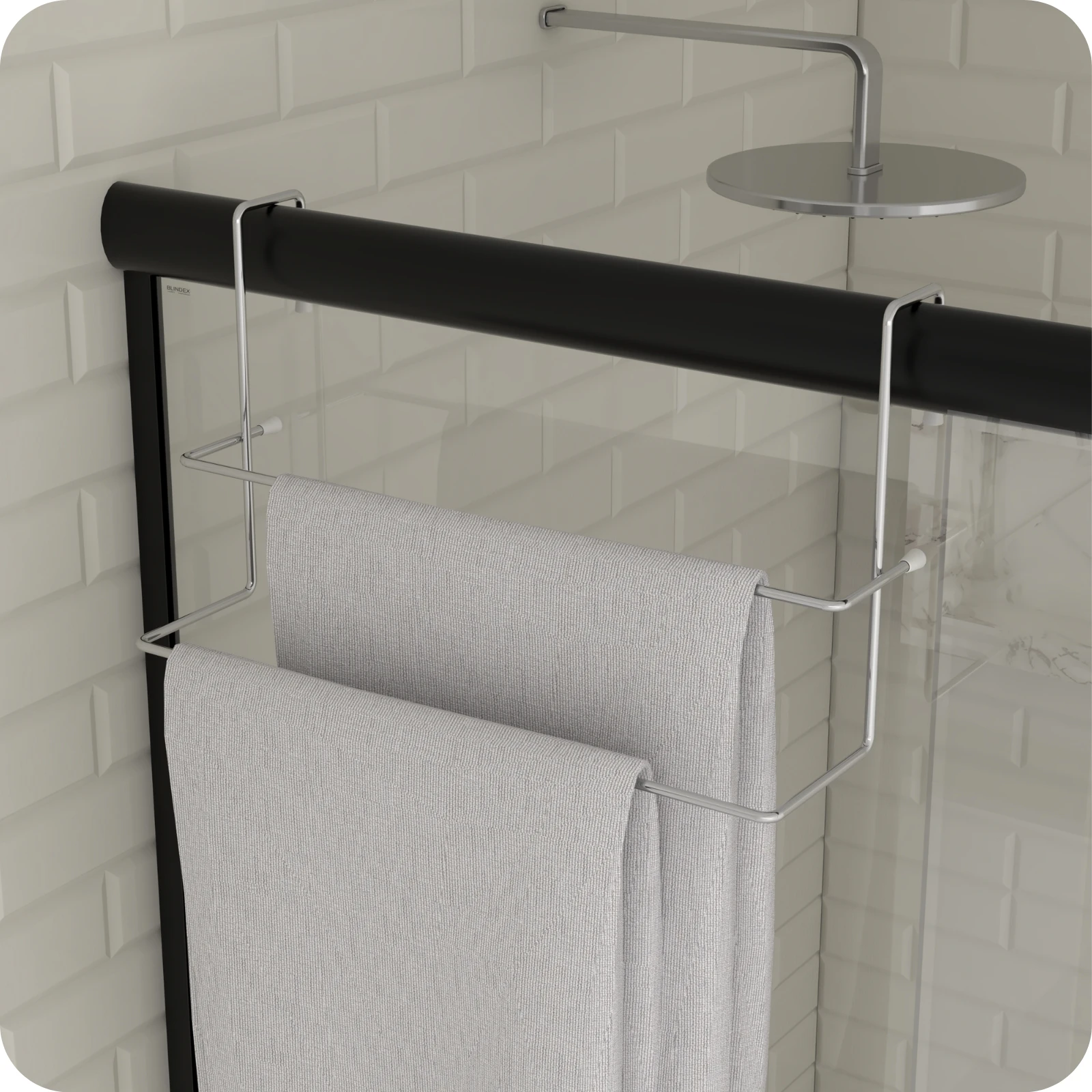 Como instalar porta-toalhas no box de vidro