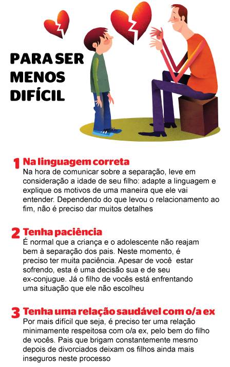 Como lidar com o divórcio e manter o bem-estar dos filhos