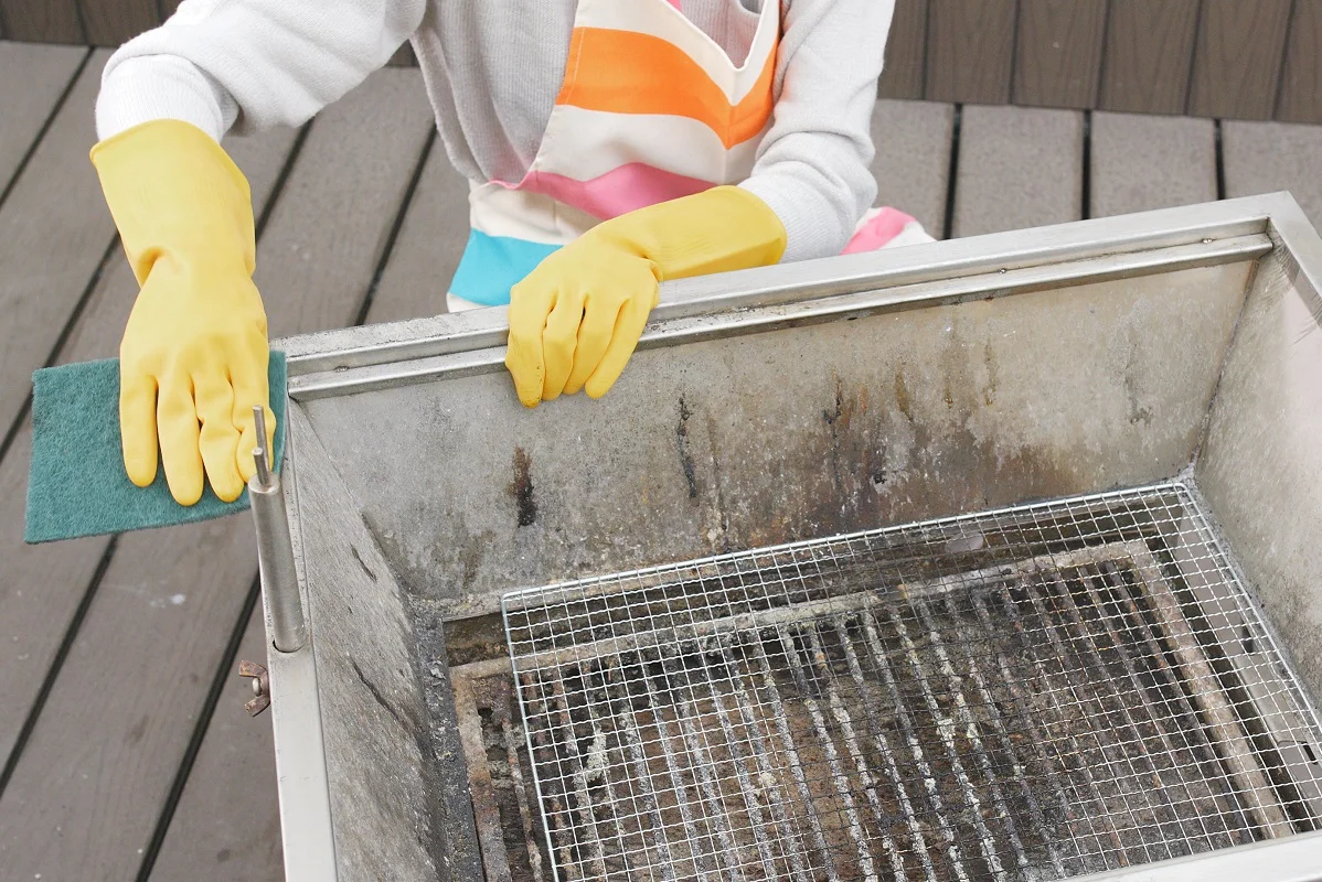 como limpar grelha de churrasqueira de inox