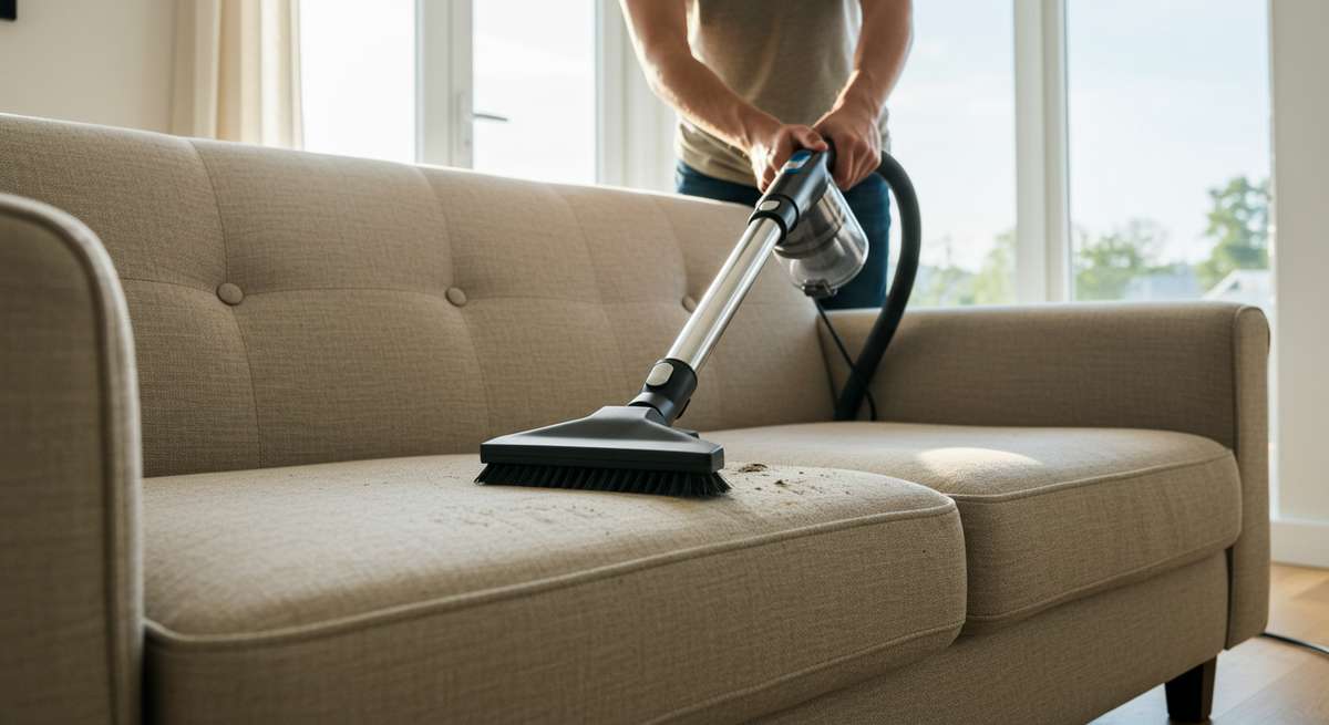 como limpar sofá de veludo em casa