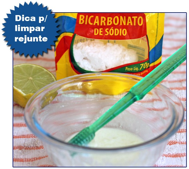 limpar rejunte com vinagre e bicarbonato funciona