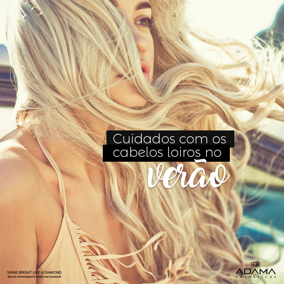 Como manter o loiro hidratado e brilhante no verão