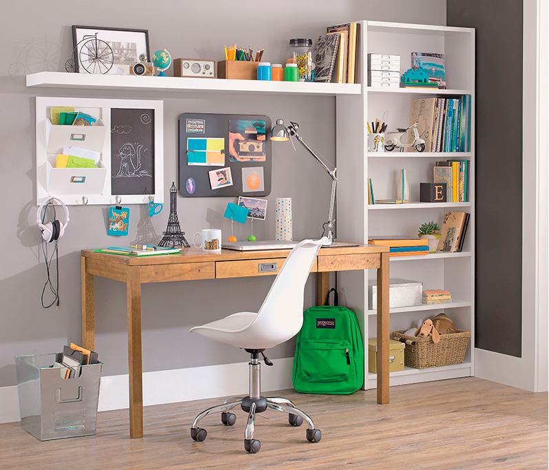 Como montar um cantinho de estudos no quarto compartilhado