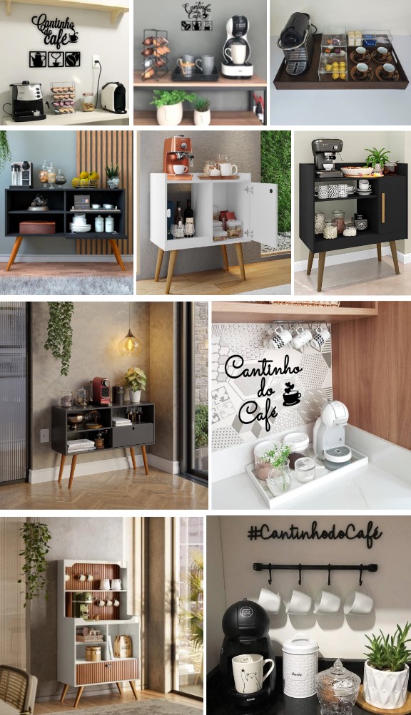 Como montar um cantinho do café rústico e moderno