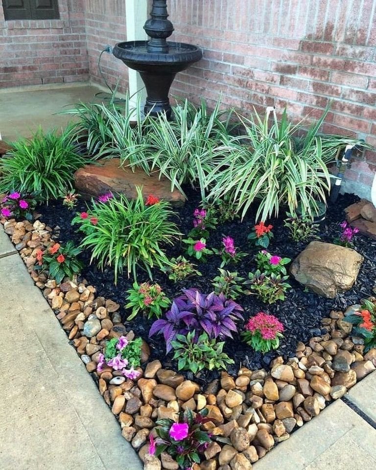 Como montar um jardim de pedras rústico