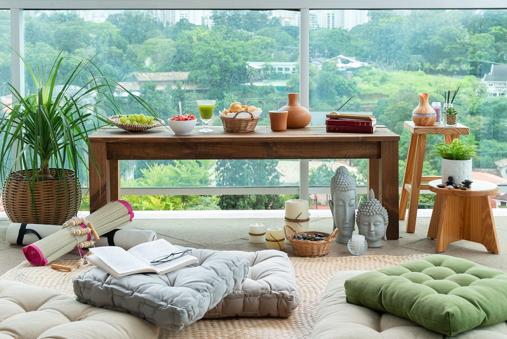 como fazer jardim zen de mesa