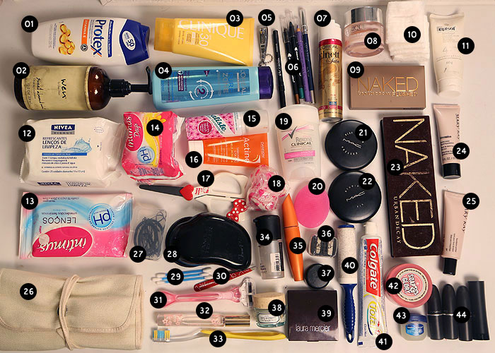 Como montar uma necessaire de viagem essencial