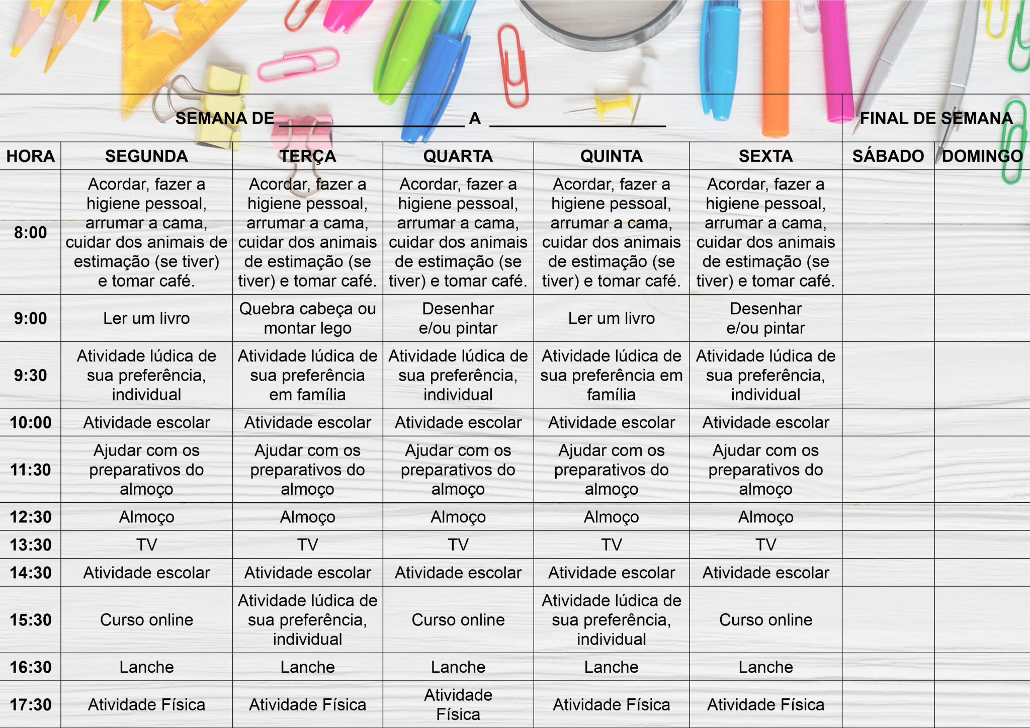 Como organizar a rotina doméstica com a família toda