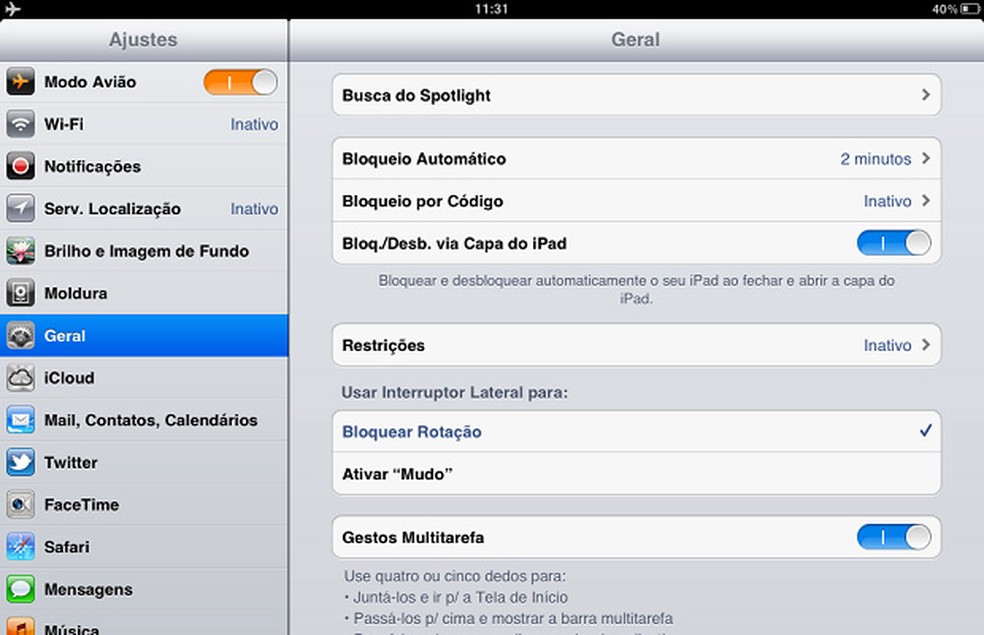 configurar ipad para educação minimizando distrações