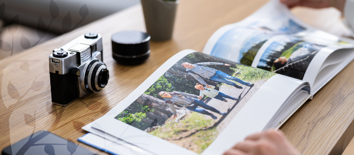 como organizar fotos de família antigas