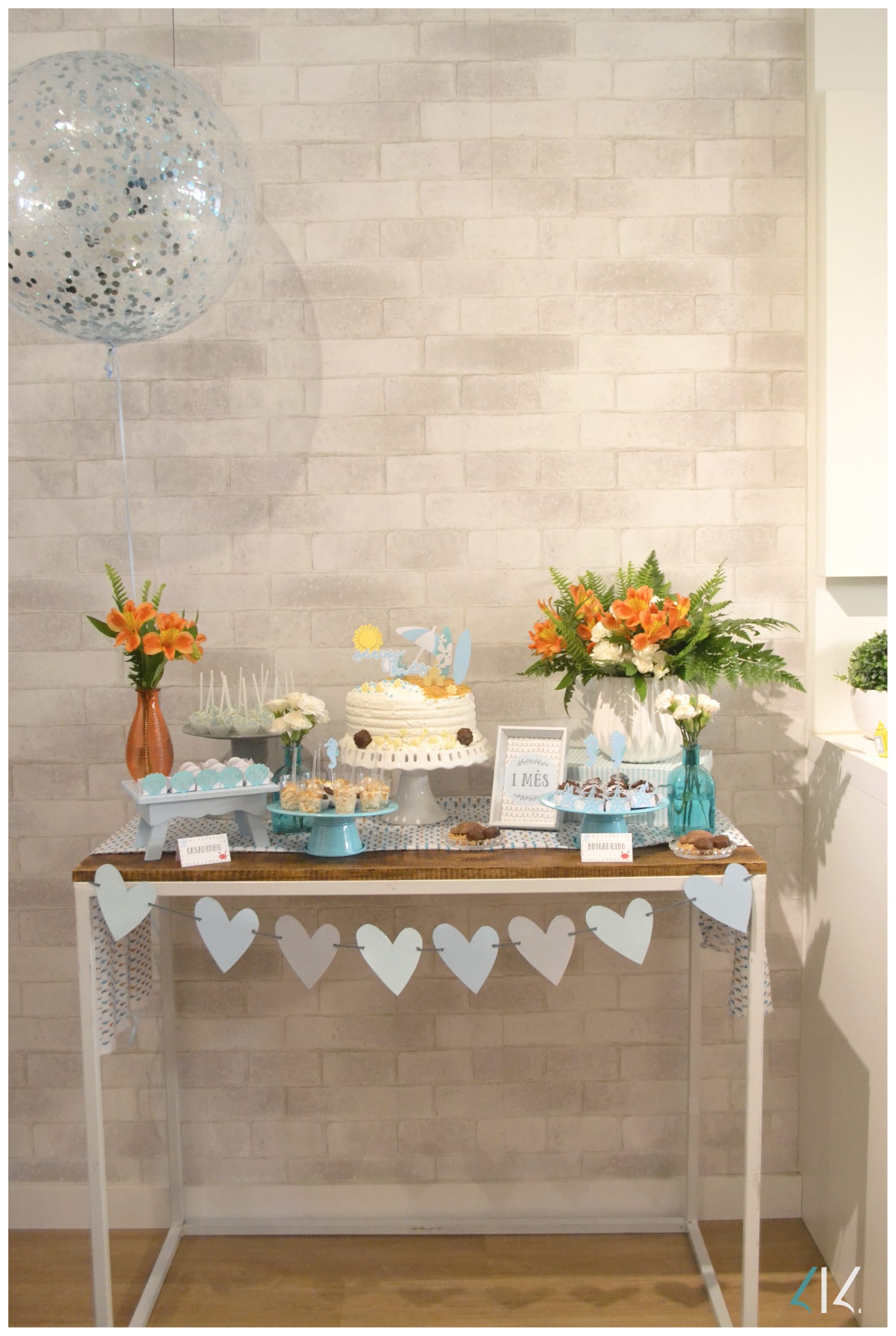 Como organizar festas de mesversário simples e bonitas