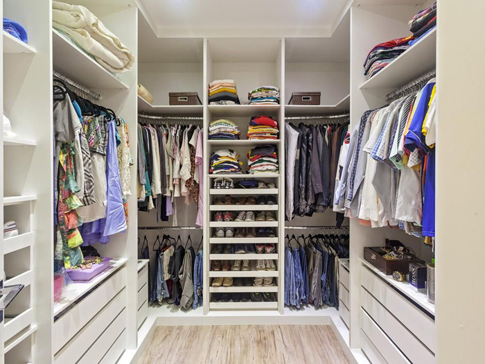 otimização de espaço para malas