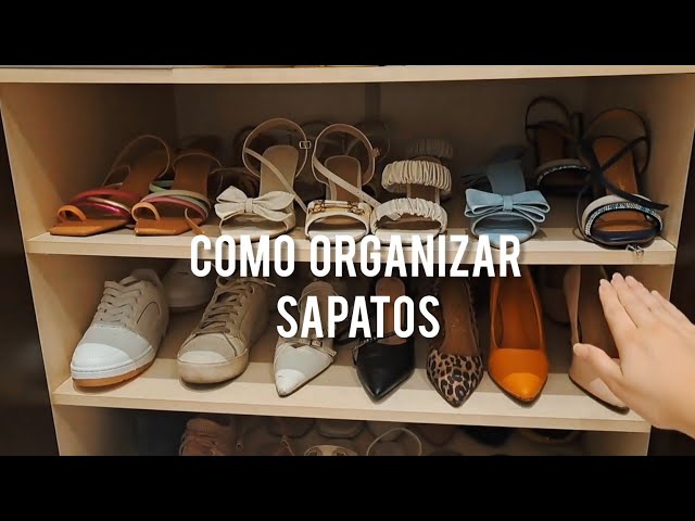 Como organizar sapatos de adolescente no guarda-roupa